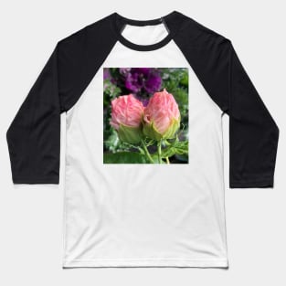 Rising Pink Buds of New Life and Love Baseball T-Shirt